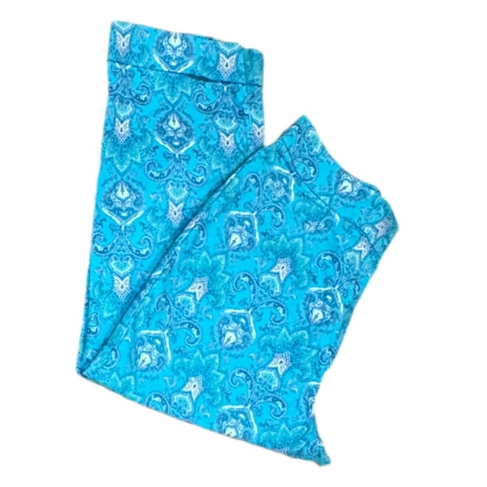 Mossimo Supply Co. Teal Paisley Leggings